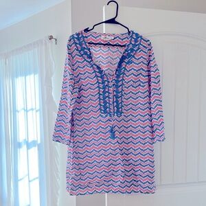 Vineyard vines women's long sleeve sundress. Size large.